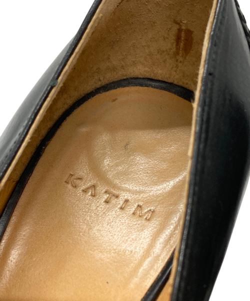 KATIM（カチム）KATIM (カチム) スクエアトゥーパンプス/Square-toe pumps ブラック サイズ:36 1/2の古着・服飾アイテム