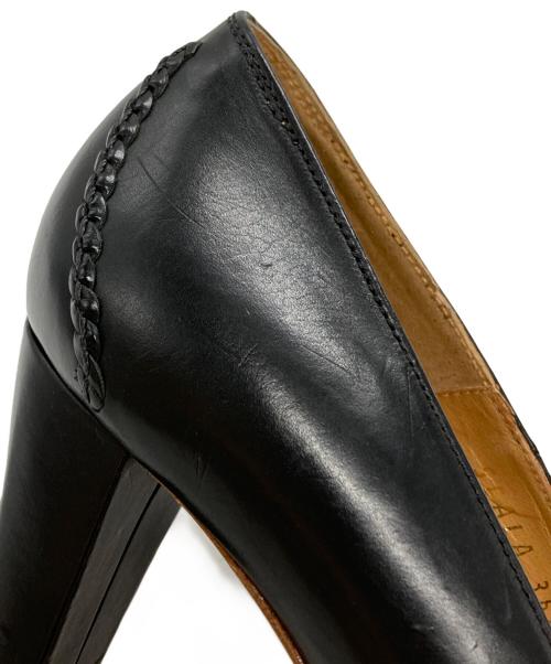 KATIM（カチム）KATIM (カチム) スクエアトゥーパンプス/Square-toe pumps ブラック サイズ:36 1/2の古着・服飾アイテム