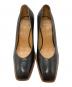 中古・古着 KATIM (カチム) スクエアトゥーパンプス/Square-toe pumps ブラック サイズ:36 1/2：8000円