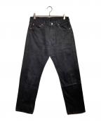 LEVI'Sリーバイス）の古着「80'S 501UK製先染デニムパンツ」｜グレー