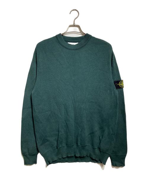 STONE ISLAND（ストーンアイランド）STONE ISLAND (ストーンアイランド) クルーネックニット/Crew neck knit グリーン サイズ:Lの古着・服飾アイテム