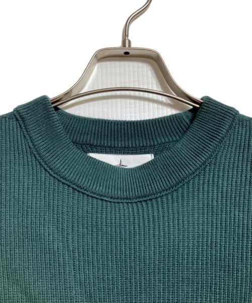 STONE ISLAND（ストーンアイランド）STONE ISLAND (ストーンアイランド) クルーネックニット/Crew neck knit グリーン サイズ:Lの古着・服飾アイテム