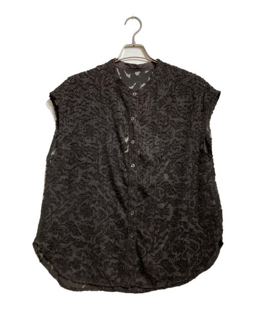 Spick and Span（スピック＆スパン）Spick and Span (スピック＆スパン) シアージャガードフレンチシャツ ブラウン サイズ:FREEの古着・服飾アイテム