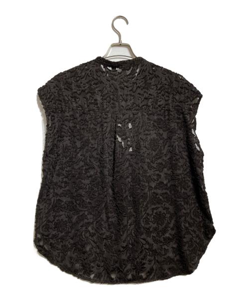 Spick and Span（スピック＆スパン）Spick and Span (スピック＆スパン) シアージャガードフレンチシャツ ブラウン サイズ:FREEの古着・服飾アイテム