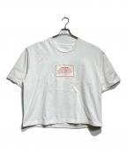Maison Margielaメゾンマルジェラ）の古着「“Caution”Big Tee/コーションビッグTシャツ」｜ホワイト