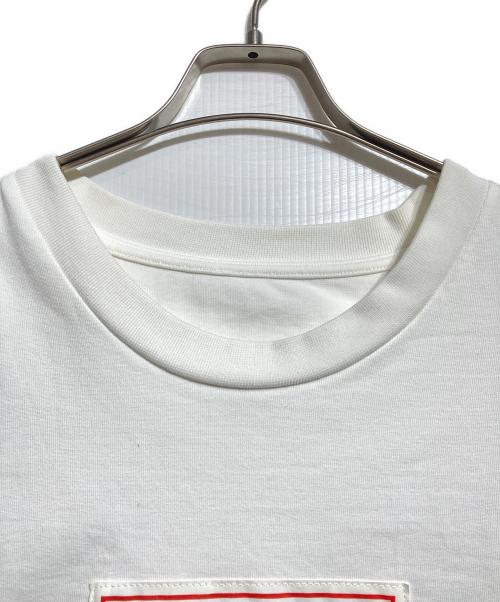 Maison Margiela（メゾンマルジェラ）Maison Margiela (メゾンマルジェラ) “Caution”Big Tee/コーションビッグTシャツ ホワイト サイズ:50の古着・服飾アイテム