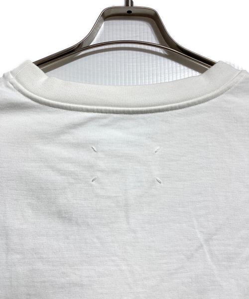 Maison Margiela（メゾンマルジェラ）Maison Margiela (メゾンマルジェラ) “Caution”Big Tee/コーションビッグTシャツ ホワイト サイズ:50の古着・服飾アイテム
