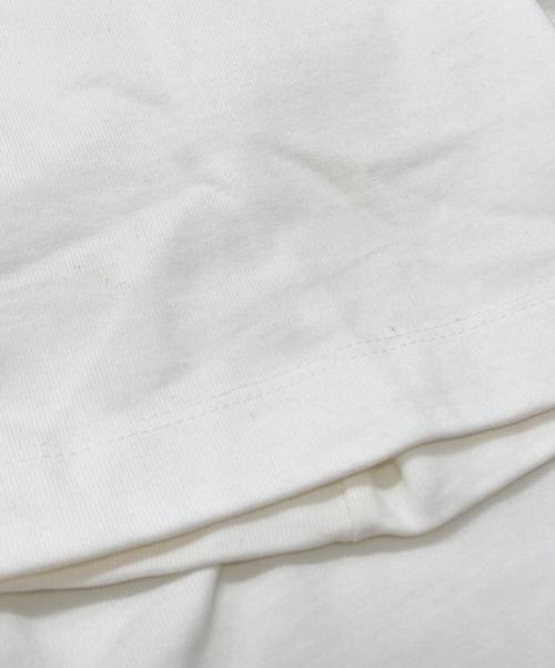 Maison Margiela（メゾンマルジェラ）Maison Margiela (メゾンマルジェラ) “Caution”Big Tee/コーションビッグTシャツ ホワイト サイズ:50の古着・服飾アイテム