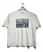 COOTIE PRODUCTIONSクーティープロダクツ）の古着「Gas Boil Zimbabwe Jersey S/S Tee - 1」｜ベージュ
