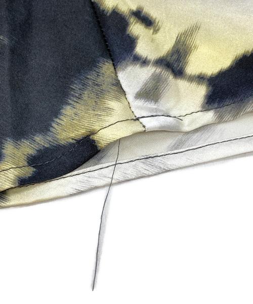 GANNI（ガニー）Ganni (ガニー) シルクストレッチサテン アシンメトリックスカート イエロー サイズ:FREEの古着・服飾アイテム
