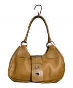PRADAプラダ）の古着「レザーワンショルダーバッグ/ Leather one-shoulder bag」｜ブラウン