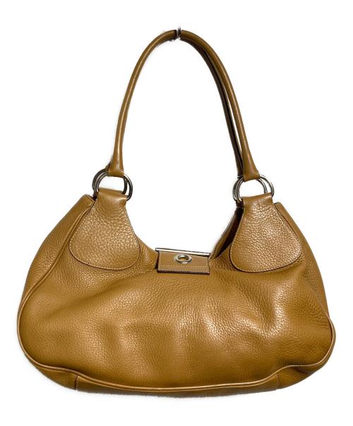 PRADA（プラダ）PRADA (プラダ) レザーワンショルダーバッグ/ Leather one-shoulder bag ブラウン サイズ:不明の古着・服飾アイテム