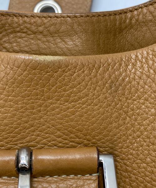 PRADA（プラダ）PRADA (プラダ) レザーワンショルダーバッグ/ Leather one-shoulder bag ブラウン サイズ:不明の古着・服飾アイテム