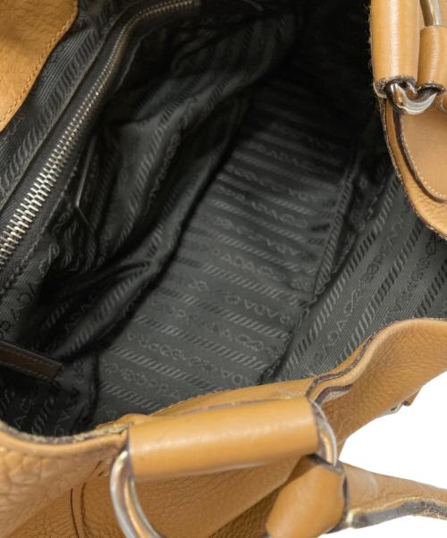 PRADA（プラダ）PRADA (プラダ) レザーワンショルダーバッグ/ Leather one-shoulder bag ブラウン サイズ:不明の古着・服飾アイテム