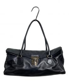 PRADA（プラダ）の古着「レザーワンショルダーバッグ/Leather one-shoulder bag」｜ブラック