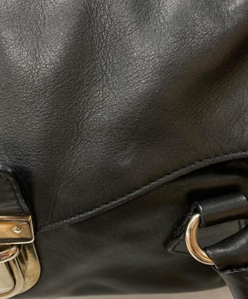 PRADA（プラダ）PRADA (プラダ) レザーワンショルダーバッグ/Leather one-shoulder bag ブラック サイズ:不明の古着・服飾アイテム