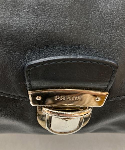 PRADA（プラダ）PRADA (プラダ) レザーワンショルダーバッグ/Leather one-shoulder bag ブラック サイズ:不明の古着・服飾アイテム