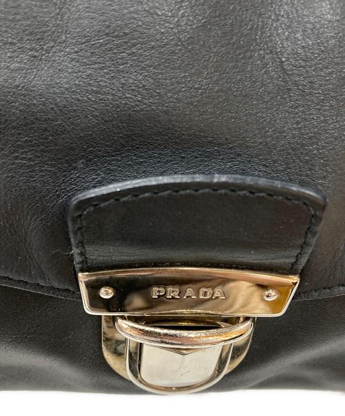 PRADA（プラダ）PRADA (プラダ) レザーワンショルダーバッグ/Leather one-shoulder bag ブラック サイズ:不明の古着・服飾アイテム