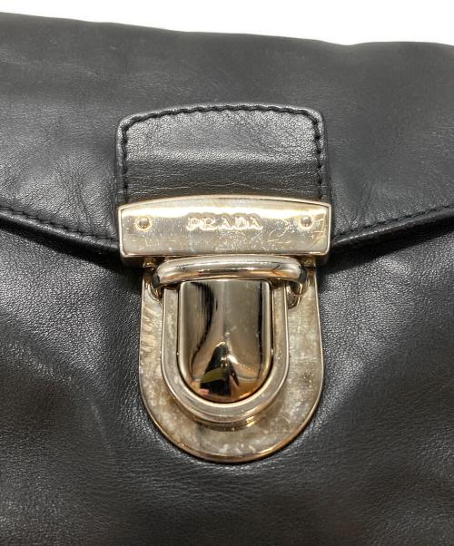 PRADA（プラダ）PRADA (プラダ) レザーワンショルダーバッグ/Leather one-shoulder bag ブラック サイズ:不明の古着・服飾アイテム
