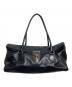PRADA（プラダ）の古着「レザーワンショルダーバッグ/Leather one-shoulder bag」｜ブラック