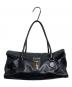 PRADA（プラダ）の古着「レザーワンショルダーバッグ/Leather one-shoulder bag」｜ブラック