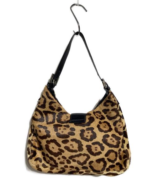 FENDI（フェンディ）FENDI (フェンディ) ハラコワンショルダーショルダーバッグ/Hair-on-hide one-shoulder bag ブラウン サイズ:不明の古着・服飾アイテム