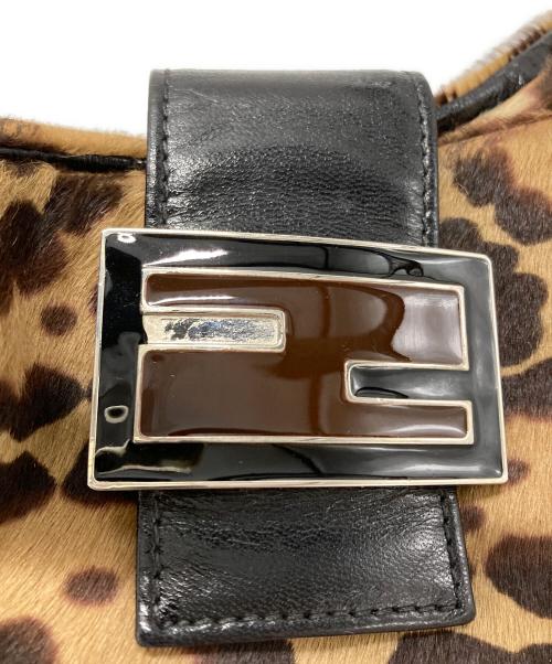 FENDI（フェンディ）FENDI (フェンディ) ハラコワンショルダーショルダーバッグ/Hair-on-hide one-shoulder bag ブラウン サイズ:不明の古着・服飾アイテム