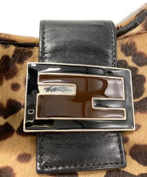 FENDI（フェンディ）FENDI (フェンディ) ハラコワンショルダーショルダーバッグ/Hair-on-hide one-shoulder bag ブラウン サイズ:不明の古着・服飾アイテム