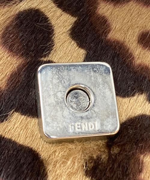 FENDI（フェンディ）FENDI (フェンディ) ハラコワンショルダーショルダーバッグ/Hair-on-hide one-shoulder bag ブラウン サイズ:不明の古着・服飾アイテム