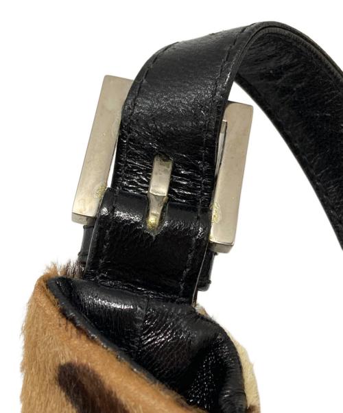 FENDI（フェンディ）FENDI (フェンディ) ハラコワンショルダーショルダーバッグ/Hair-on-hide one-shoulder bag ブラウン サイズ:不明の古着・服飾アイテム