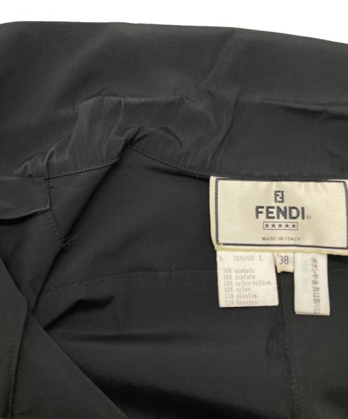 FENDI（フェンディ）FENDI (フェンディ) ナイロンシャツ ブラック サイズ:38の古着・服飾アイテム