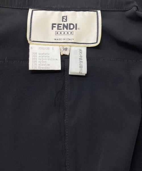 FENDI（フェンディ）FENDI (フェンディ) ナイロンシャツ ブラック サイズ:38の古着・服飾アイテム