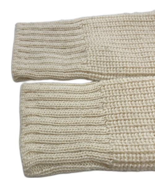sacai（サカイ）sacai (サカイ) Wool Zip Sleeve Turtleneck/ウール ジップスリーブ タートルネック ベージュ×カーキ サイズ:1の古着・服飾アイテム