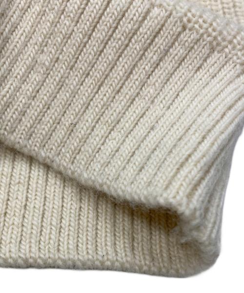 sacai（サカイ）sacai (サカイ) Wool Zip Sleeve Turtleneck/ウール ジップスリーブ タートルネック ベージュ×カーキ サイズ:1の古着・服飾アイテム