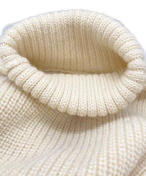 sacai（サカイ）sacai (サカイ) Wool Zip Sleeve Turtleneck/ウール ジップスリーブ タートルネック ベージュ×カーキ サイズ:1の古着・服飾アイテム