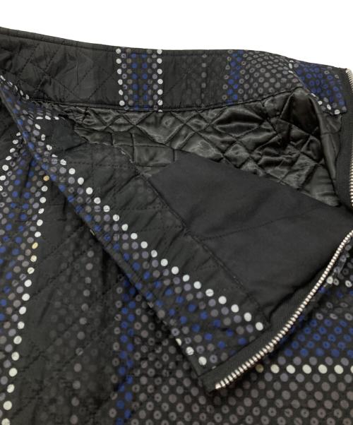 sacai（サカイ）sacai (サカイ) キルティングレイヤードプリーツスカート/Quilted Layered Pleated Skirt グレー×ネイビー サイズ:1の古着・服飾アイテム