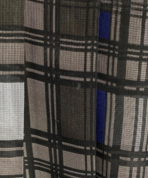 sacai（サカイ）sacai (サカイ) キルティングレイヤードプリーツスカート/Quilted Layered Pleated Skirt グレー×ネイビー サイズ:1の古着・服飾アイテム