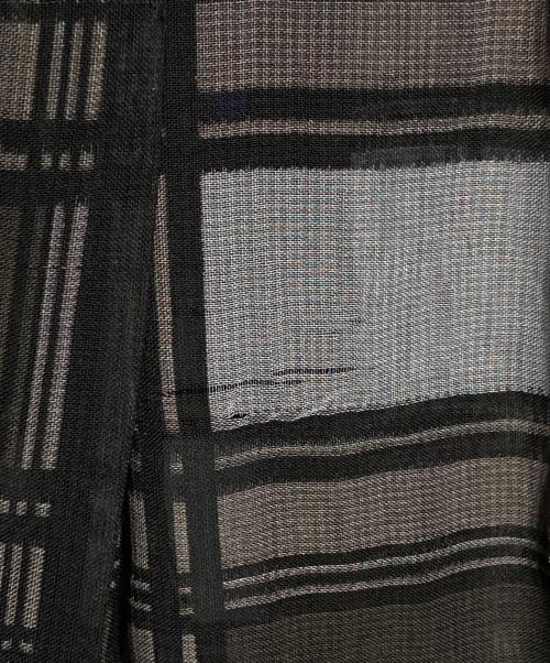 sacai（サカイ）sacai (サカイ) キルティングレイヤードプリーツスカート/Quilted Layered Pleated Skirt グレー×ネイビー サイズ:1の古着・服飾アイテム