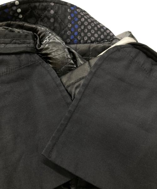 sacai（サカイ）sacai (サカイ) キルティングレイヤードプリーツスカート/Quilted Layered Pleated Skirt グレー×ネイビー サイズ:1の古着・服飾アイテム