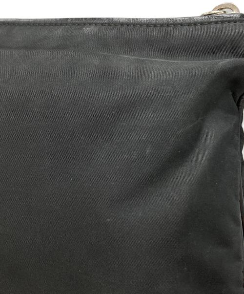 PRADA（プラダ）PRADA (プラダ) ロゴプレートナイロンショルダーバッグ/Logo-plate nylon shoulder bag ブラック サイズ:不明の古着・服飾アイテム