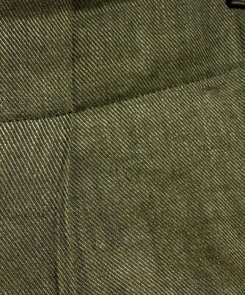 ATON（エイトン）ATON (エイトン) リネン混パンツ グリーン サイズ:01の古着・服飾アイテム
