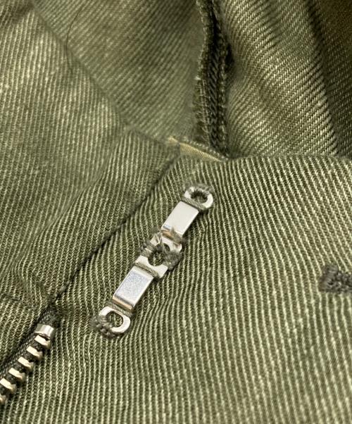 ATON（エイトン）ATON (エイトン) リネン混パンツ グリーン サイズ:01の古着・服飾アイテム