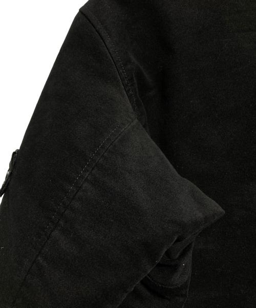 STONE ISLAND（ストーンアイランド）STONE ISLAND (ストーンアイランド) MOLESKIN JACKET/モールスキンジャケット ブラック サイズ:Ｌの古着・服飾アイテム