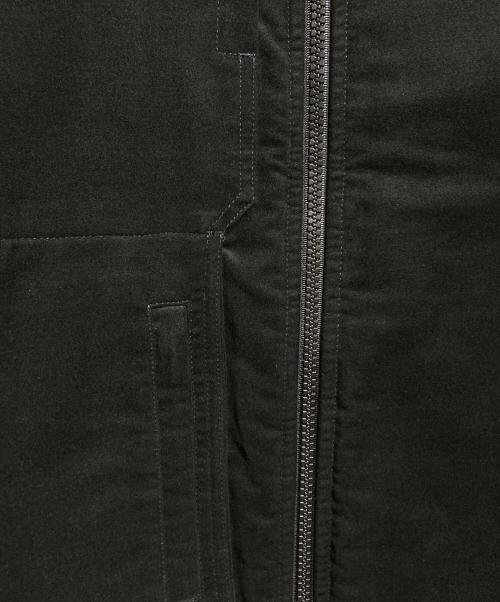STONE ISLAND（ストーンアイランド）STONE ISLAND (ストーンアイランド) MOLESKIN JACKET/モールスキンジャケット ブラック サイズ:Ｌの古着・服飾アイテム