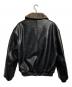 CAMPHOR WOOD (カンファーウッド) leather/fur faux reversible flight jacket/レザー/ファー/ファックスリバーシブルフライトジャケット ブラック サイズ:FREE：15000円