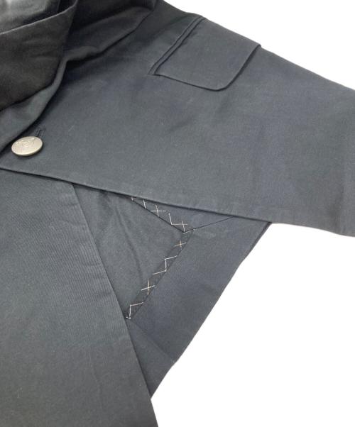 Vivienne Westwood man（ヴィヴィアン ウェストウッド マン）Vivienne Westwood man (ヴィヴィアン ウェストウッド マン) 斜めボタンテーラードジャケット ブラック サイズ:44の古着・服飾アイテム