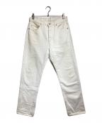 LEVI'Sリーバイス）の古着「80’s501ホワイトデニムパンツ/80s 501 White Denim Pants」｜ホワイト