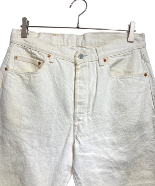 LEVI'S（リーバイス）LEVI'S (リーバイス) 80’s501ホワイトデニムパンツ/80s 501 White Denim Pants ホワイト サイズ:34×34の古着・服飾アイテム