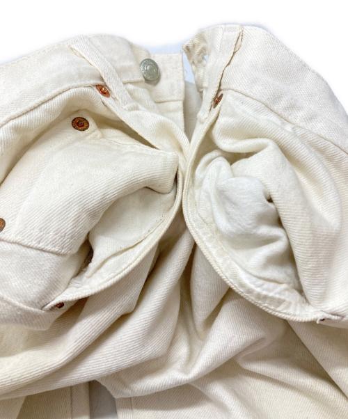 LEVI'S（リーバイス）LEVI'S (リーバイス) 80’s501ホワイトデニムパンツ/80s 501 White Denim Pants ホワイト サイズ:34×34の古着・服飾アイテム