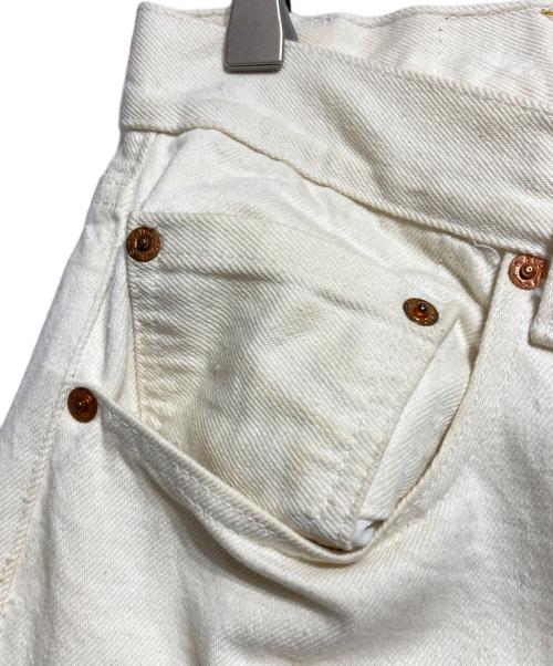 LEVI'S（リーバイス）LEVI'S (リーバイス) 80’s501ホワイトデニムパンツ/80s 501 White Denim Pants ホワイト サイズ:34×34の古着・服飾アイテム
